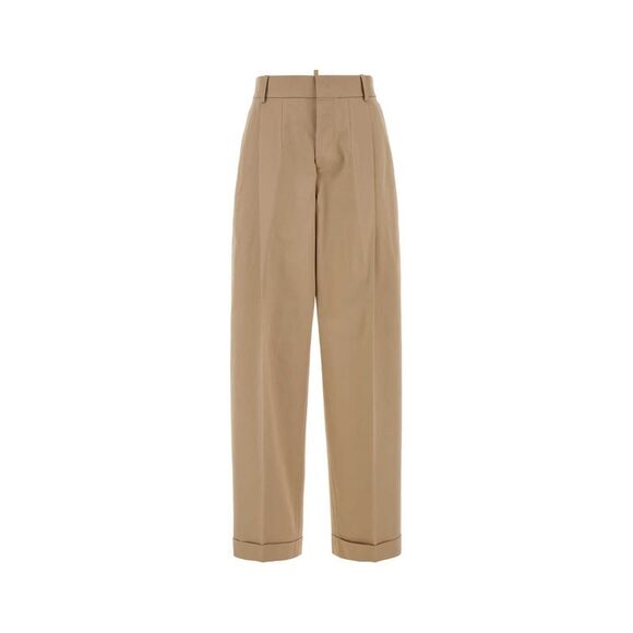 Dsquared Women Beige Gabardine Pant